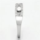 925 Silver Ring TS107 Rhodium 925 Sterling Silver Ring with AAA Grade CZ