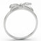 925 Silver Ring TS109 Rhodium 925 Sterling Silver Ring with AAA Grade CZ