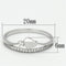 925 Silver Ring TS111 Rhodium 925 Sterling Silver Ring with AAA Grade CZ