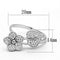 925 Silver Ring TS114 Rhodium 925 Sterling Silver Ring with AAA Grade CZ