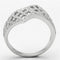 925 Silver Ring TS122 Rhodium 925 Sterling Silver Ring with AAA Grade CZ