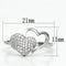 925 Silver Ring TS130 Rhodium 925 Sterling Silver Ring with AAA Grade CZ