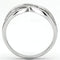 925 Silver Ring TS132 Rhodium 925 Sterling Silver Ring with AAA Grade CZ