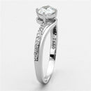 Silver Jewelry Rings 925 Silver Ring TS141 Rhodium 925 Sterling Silver Ring with AAA Grade CZ Alamode Fashion Jewelry Outlet