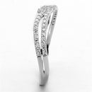 925 Silver Ring TS146 Rhodium 925 Sterling Silver Ring with AAA Grade CZ