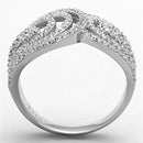 925 Silver Ring TS147 Rhodium 925 Sterling Silver Ring with AAA Grade CZ