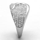 925 Silver Ring TS148 Rhodium 925 Sterling Silver Ring with AAA Grade CZ