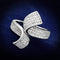 925 Silver Ring TS150 Rhodium 925 Sterling Silver Ring with AAA Grade CZ