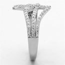 925 Silver Ring TS152 Rhodium 925 Sterling Silver Ring with AAA Grade CZ