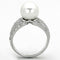 Silver Jewelry Rings 925 Silver Ring TS169 Rhodium 925 Sterling Silver Ring with Synthetic Alamode Fashion Jewelry Outlet