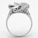 Silver Jewelry Rings 925 Silver Ring TS171 Rhodium 925 Sterling Silver Ring with AAA Grade CZ Alamode Fashion Jewelry Outlet