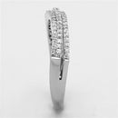 925 Silver Ring TS173 Rhodium 925 Sterling Silver Ring with AAA Grade CZ