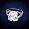 925 Silver Ring TS174 Rhodium 925 Sterling Silver Ring with AAA Grade CZ