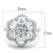 Silver Jewelry Rings 925 Silver Ring TS180 Rhodium 925 Sterling Silver Ring with AAA Grade CZ Alamode Fashion Jewelry Outlet