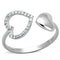 925 Silver Ring TS194 Rhodium 925 Sterling Silver Ring with AAA Grade CZ