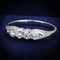 925 Silver Ring TS198 Rhodium 925 Sterling Silver Ring with AAA Grade CZ