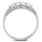 925 Silver Ring TS198 Rhodium 925 Sterling Silver Ring with AAA Grade CZ