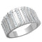 925 Silver Ring TS211 Rhodium 925 Sterling Silver Ring with AAA Grade CZ