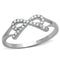 925 Silver Ring TS259 Rhodium 925 Sterling Silver Ring with AAA Grade CZ