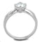 925 Silver Ring TS264 Rhodium 925 Sterling Silver Ring with AAA Grade CZ