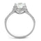 925 Silver Ring TS270 Rhodium 925 Sterling Silver Ring with AAA Grade CZ