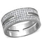 925 Silver Ring TS273 Rhodium 925 Sterling Silver Ring with AAA Grade CZ