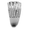 925 Silver Ring TS274 Rhodium 925 Sterling Silver Ring with AAA Grade CZ