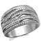 925 Silver Ring TS274 Rhodium 925 Sterling Silver Ring with AAA Grade CZ