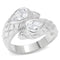 925 Sterling Silver Rings LOS497 Silver 925 Sterling Silver Ring with CZ