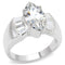 925 Sterling Silver Rings LOS517 Silver 925 Sterling Silver Ring with CZ