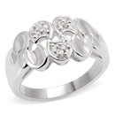 925 Sterling Silver Rings LOS523 Silver 925 Sterling Silver Ring with CZ