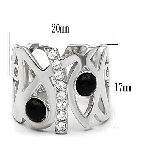 925 Sterling Silver Rings LOS532 Silver 925 Sterling Silver Ring