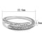 Anniversary Rings For Her 3W1222 Rhodium Brass Ring with AAA Grade CZ