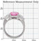 Band Rings TK164 Stainless Steel Ring with AAA Grade CZ in Rose