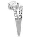 Band Rings TK166 Stainless Steel Ring with AAA Grade CZ