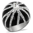 Band Rings TK1679 Stainless Steel Ring with Top Grade Crystal