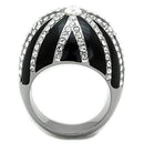 Band Rings TK1679 Stainless Steel Ring with Top Grade Crystal