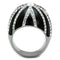 Band Rings TK1679 Stainless Steel Ring with Top Grade Crystal