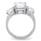 Band Rings TK168 Stainless Steel Ring with AAA Grade CZ