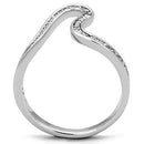 Band Rings TK1680 Stainless Steel Ring with AAA Grade CZ