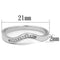 Band Rings TK1682 Stainless Steel Ring with AAA Grade CZ