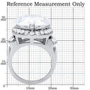 Silver Jewelry Rings Cheap Engagement Rings TK184 Stainless Steel Ring with AAA Grade CZ Alamode Fashion Jewelry Outlet