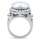 Silver Jewelry Rings Cheap Engagement Rings TK184 Stainless Steel Ring with AAA Grade CZ Alamode Fashion Jewelry Outlet