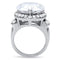 Silver Jewelry Rings Cheap Engagement Rings TK184 Stainless Steel Ring with AAA Grade CZ Alamode Fashion Jewelry Outlet