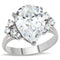 Silver Jewelry Rings Cheap Engagement Rings TK186 Stainless Steel Ring with AAA Grade CZ Alamode Fashion Jewelry Outlet