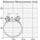 Silver Jewelry Rings Cheap Engagement Rings TK186 Stainless Steel Ring with AAA Grade CZ Alamode Fashion Jewelry Outlet