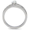 Silver Jewelry Rings Cheap Engagement Rings TK190 Stainless Steel Ring with AAA Grade CZ Alamode Fashion Jewelry Outlet