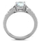 Cheap Engagement Rings TK1918 Stainless Steel Ring with AAA Grade CZ