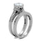 Silver Jewelry Rings Cheap Engagement Rings TK1919 Stainless Steel Ring with AAA Grade CZ Alamode Fashion Jewelry Outlet