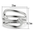 Cheap Rings 3W164 Rhodium Brass Ring